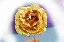 Load image into Gallery viewer, Artificial Golden Rose with Gift Box (10 inches)