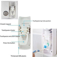 Load image into Gallery viewer, Tooth Brush Holder & Toothpaste Dispenser