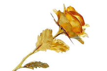 Load image into Gallery viewer, Artificial Golden Rose with Gift Box (10 inches)