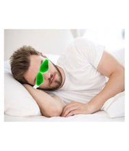Load image into Gallery viewer, Cold Eye Mask with Stick-on Straps (Green)