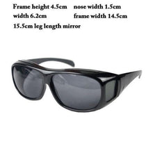 Load image into Gallery viewer, Men Night Vision Driving Anti Glare Eyeglasses HD Vision Wrap Arounds Glasses