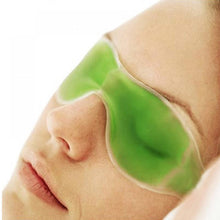 Load image into Gallery viewer, Cold Eye Mask with Stick-on Straps (Green)