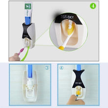 Load image into Gallery viewer, Automatic Toothpaste Dispenser & Tooth Brush Holder with Toothbrush