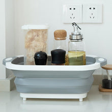 Load image into Gallery viewer, 3 in 1 Multi-Function Portable Foldable Chopping Board, Dish Rack, Washing Bowl & Draining Basket