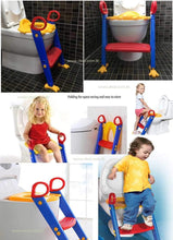 Load image into Gallery viewer, 3 in 1 Kids/Toddler Potty Toilet Seat with Step Stool Ladder