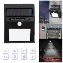 Load image into Gallery viewer, Solar Motion Sensor LED Outdoor Night Light