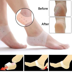 Your Brand Rich N Royal Moisturizing Skin Softening Silicone Gel Sleeve for Dry Cracked Heel Repair (Multicolour)