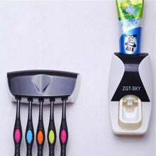 Load image into Gallery viewer, Automatic Toothpaste Dispenser &amp; Tooth Brush Holder with Toothbrush
