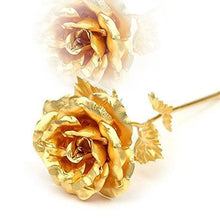 Load image into Gallery viewer, Artificial Golden Rose with Gift Box (10 inches)
