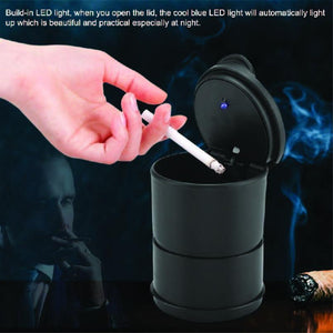 Portable LED Ashtray Cup Holder for Cars/Truck/Auto