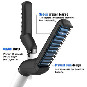 Beard & Hair Straightener Comb