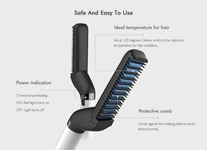 Beard & Hair Straightener Comb