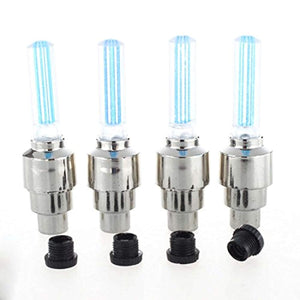 LED Flash Light lamp Bike car tire tyre Wheel Valve Sealing caps