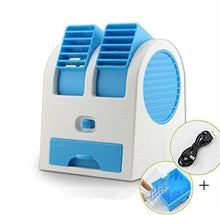 Load image into Gallery viewer, Mini Air Conditioner Water Air Cooler Powered by USB &amp; Battery
