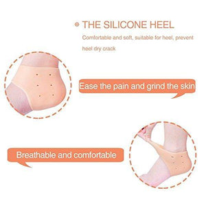 Your Brand Rich N Royal Moisturizing Skin Softening Silicone Gel Sleeve for Dry Cracked Heel Repair (Multicolour)