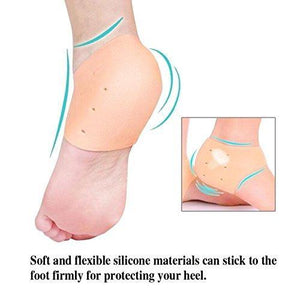 Your Brand Rich N Royal Moisturizing Skin Softening Silicone Gel Sleeve for Dry Cracked Heel Repair (Multicolour)