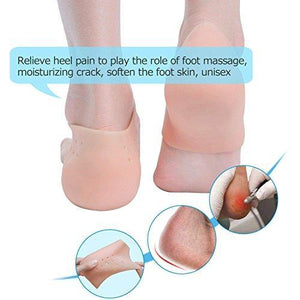 Your Brand Rich N Royal Moisturizing Skin Softening Silicone Gel Sleeve for Dry Cracked Heel Repair (Multicolour)