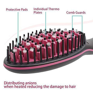 Ceramic Hair Straightener Brush