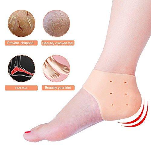 Your Brand Rich N Royal Moisturizing Skin Softening Silicone Gel Sleeve for Dry Cracked Heel Repair (Multicolour)