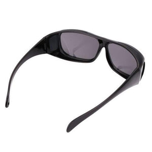 Men Night Vision Driving Anti Glare Eyeglasses HD Vision Wrap Arounds Glasses