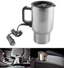 Load image into Gallery viewer, Car Charging Electric Kettle Mug (Silver)
