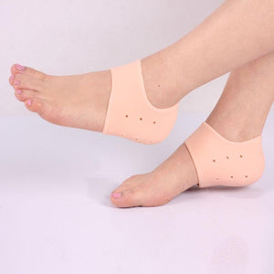 Your Brand Rich N Royal Moisturizing Skin Softening Silicone Gel Sleeve for Dry Cracked Heel Repair (Multicolour)