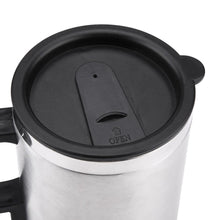 Load image into Gallery viewer, Car Charging Electric Kettle Mug (Silver)
